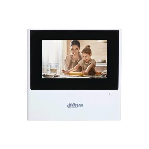 Monitor Videocitofono VTH2611L-WP da 10,9 cm (4,3"), Nero e Bianco. - Foto 1