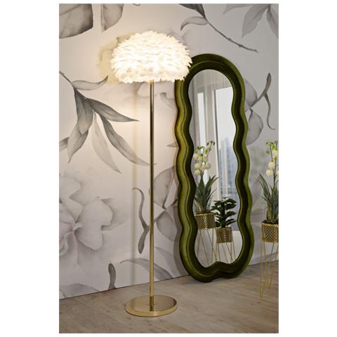Lampada Da Terra Feathers Slim Bianca Cm Ø 43x170 - Foto 5