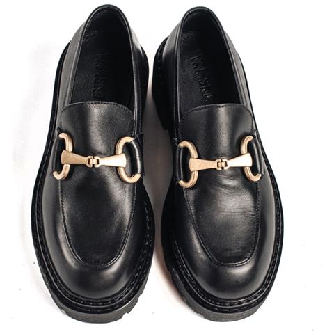 Bea Loafers Mocassino Pelle Scarpe Donna Nero Eu 36, 57101321 Bl - Foto 3