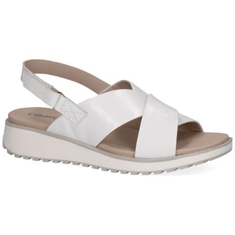 White Naplak Casual Open Sandals Sandali Pelle Scarpe Donna Bianco Eu 36, 9-28703-42-122 - Foto 1