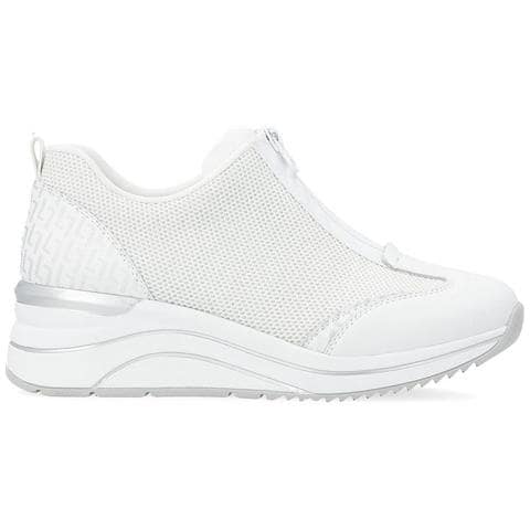 Leisure Trainers White Sneakers Tessile Scarpe Donna Bianco Eu 40, D0t07-80 - Foto 2
