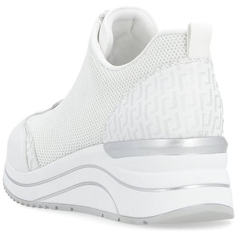 Leisure Trainers White Sneakers Tessile Scarpe Donna Bianco Eu 40, D0t07-80 - Foto 3