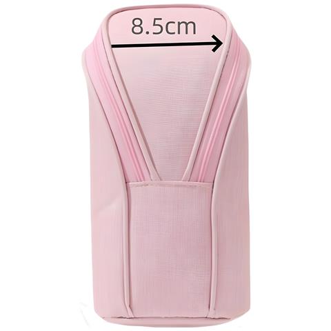 Astuccio Portamatite Verticale Di Grande Capacità | Organizer Da Scrivania Per La Scuola E L'ufficio Pink - Foto 1