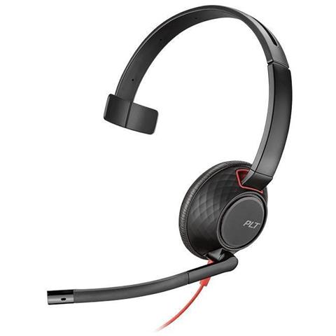 Blackwire 5210 Auricolare Cablato Ufficio USB A Nero - Foto 1