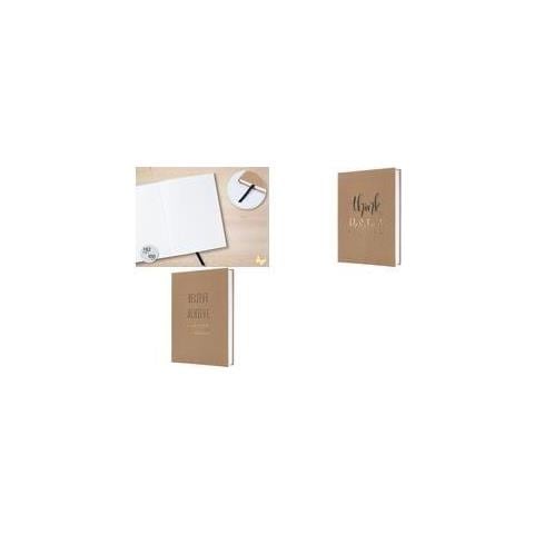 Notizbuch Jolie Pure Positivity A5 Liniert Braun /schwarz /gold Hardcover 192 - A5 (jn801) - Foto 1