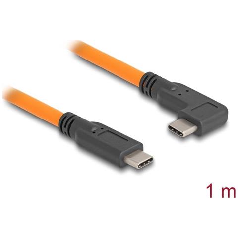 Delock Cavo Usb 5 Gbps Usb Type-c Maschio A Usb Type-c Maschio 90ã‚â° - Foto 1