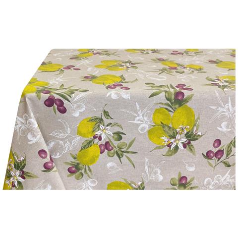 Tovaglia Per Salotto Cucina In Miros Misto Cotone Made In Italy Capri Rp 140x140 Capri - Foto 5