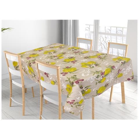 Tovaglia Per Salotto Cucina In Miros Misto Cotone Made In Italy Capri Rp 140x140 Capri - Foto 1