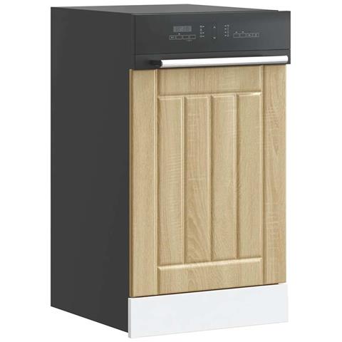 Pannello Lavastoviglie Lucca Rovere Sonoma In Legno Multistrato - Foto 1