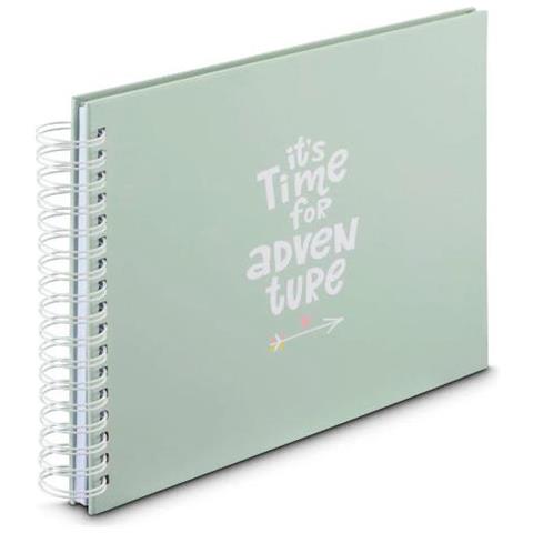 Good Things Album Fotografico E Portalistino Verde 100 Fogli 10 X 15 Rilegatura A Spirale - Foto 1