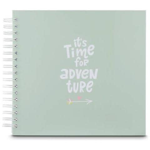 Good Things Album Fotografico E Portalistino Verde 100 Fogli 10 X 15 Rilegatura A Spirale - Foto 2