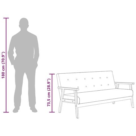 Divano A 3 Posti Nero In Similpelle - Foto 7