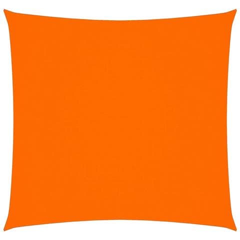 Vela Parasole In Tela Oxford Quadrata 3,6x3,6 M Arancione - Foto 1