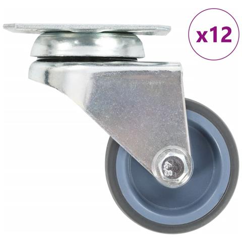 Lusso Casadino -  Ruote Girevoli Gemellate 12 Pz 50 Mm - Foto 2
