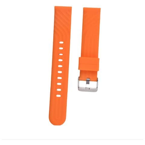 Cinturino In Silicone Per Huawei Gt3 E Iwatch 4 Orange 20 Mm - Foto 2