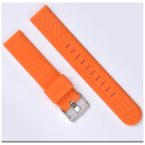 Cinturino In Silicone Per Huawei Gt3 E Iwatch 4 Orange 20 Mm - Foto 7