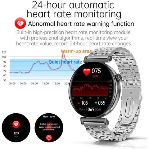 Smartwatch Da Donna Con Ecg E Bluetooth - Foto 7