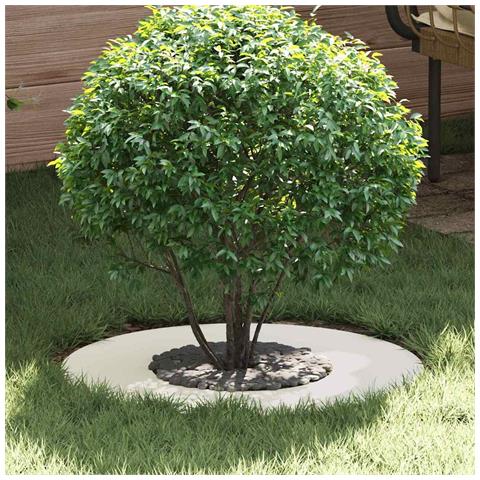 Anelli di Albero Piatto 5 pcs Bianco Ø30 / 60 cm Acciaio - Foto 2