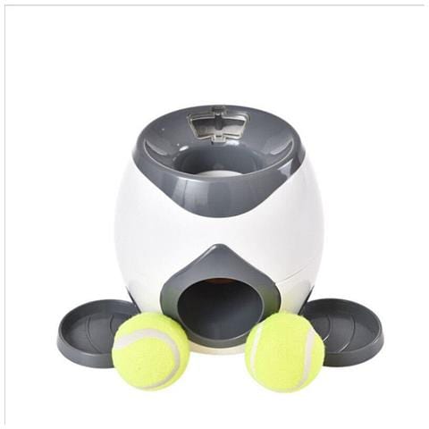 Lanciatore Di Palline Per Cani + Mangiatoia - Foto 1