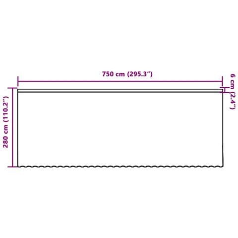Tende con tende Bianco 500x100cm Poliestere - Foto 8