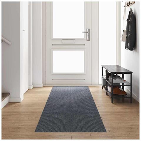Runner in Moquette Grigio 80 x 400 cm Tessuto - Foto 2