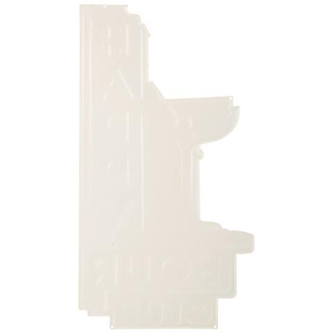 Piastra Da Parete In Metallo Rosso 32x60x1h - Foto 5