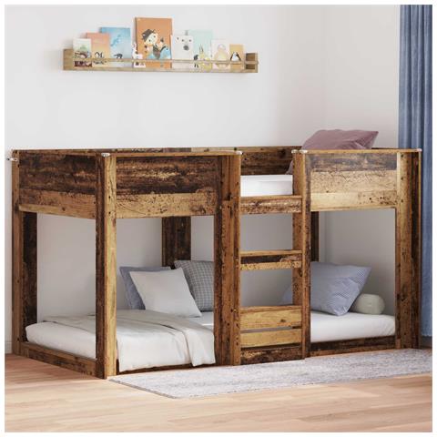 Letto a Castello per Bambini Legno vecchio 75 x 190 cm - Foto 2