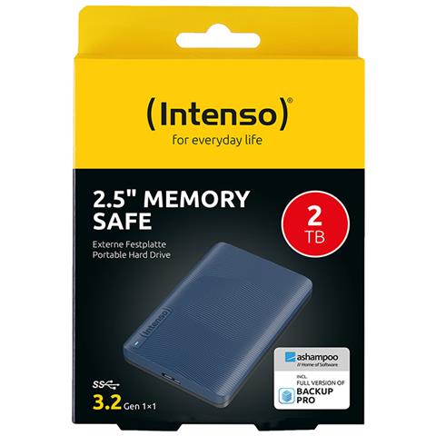 Memory Safe disco rigido esterno 2 TB, blu - Foto 2