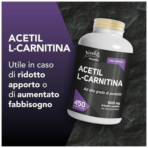 Acetil L-Carnitina 450 Compresse - 1000 mg per Dose Giornaliera - Energia, Tono e Vitalità (Confezione tripla) - Foto 2