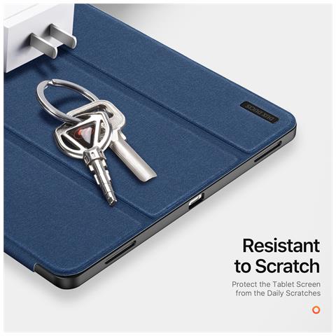 Cover per Galaxy Tab S11 Ultra - Pelle /PU, Blu - Foto 2