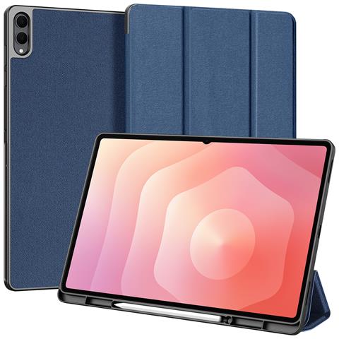 Cover per Galaxy Tab S11 Ultra - Pelle /PU, Blu - Foto 1