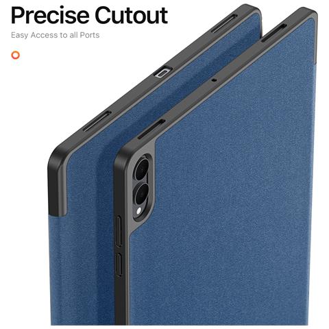 Cover per Galaxy Tab S11 Ultra - Pelle /PU, Blu - Foto 4