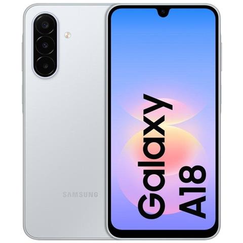 Galaxy A18 4G 256GB 8GB Ram Display 6,7" Super AMOLED Full FD+ 90Hz Main Camera 50+5+2MP Selfie 13MP Dual nanoSim Android 17 Exynos 1610 5000mAh Silver Europa - Foto 1