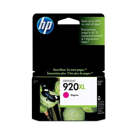 CD973aE Cartuccia Ink Originale 920XL Magenta Officejet 6000/6500/7000 Capacità 700 Pagine - Foto 1