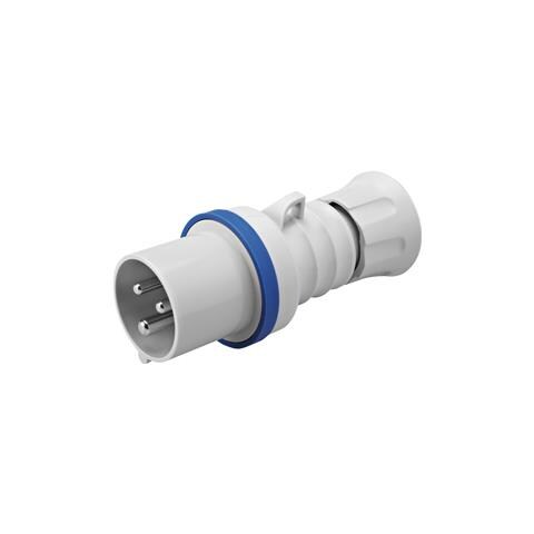 Spina Mobile Diritta Hp Ip44 2p+t 32a 200 250v 50/60hz 6h Cablaggio A Vite - Foto 2