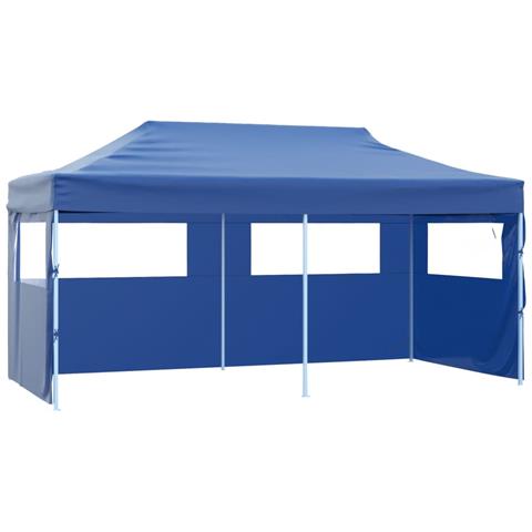 Tenda Per Feste Pop-up Pieghevole 3 X 6 M Blu - Foto 1