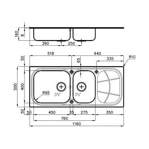 Lavello Big Bowl 116 2v Std - 1512 402 - Foto 3