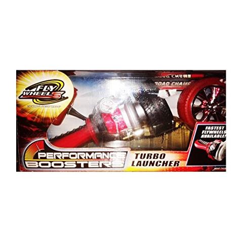 Fly Wheels - Turbo Launcher - 2 Ruote Incluse - Nera / rossa - Lanciatore Incluso - Foto 1