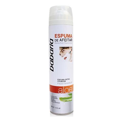 Aloe Vera Shaving Foam Sensitive Skin 300ml - Foto 1