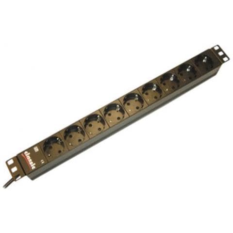 Bachmann 19''''-steckdosenleiste Alu 1he, 8-fach, S. - Foto 1