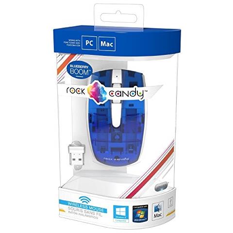 Pdp Rock Candy Wireless Mouse Pc - Azzuroberry Boom - Essentials - Pc - Foto 1