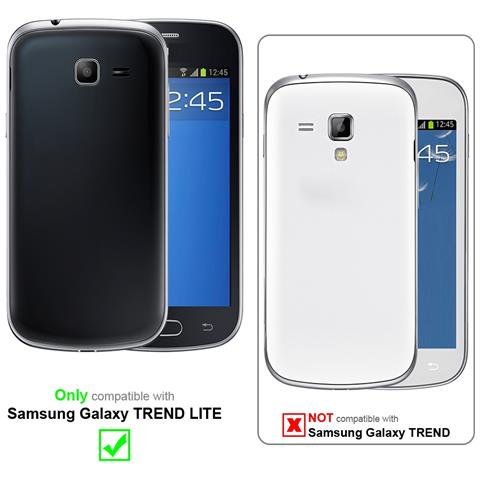 Cadorabo Custodia Compatibile Con Samsung Galaxy Trend Lite In Frost Rosso - Coperchio Protettivo In Silicone Tpu Flessibile - Foto 11