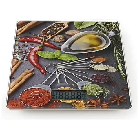Kasc113va Balance De Cuisine Numérique | Lcd | Verre | Design Imprimé - Foto 1
