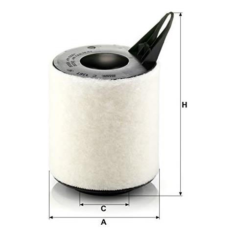 Mannfilter C 1361 Filtro Aria Per Automobili - Foto 2