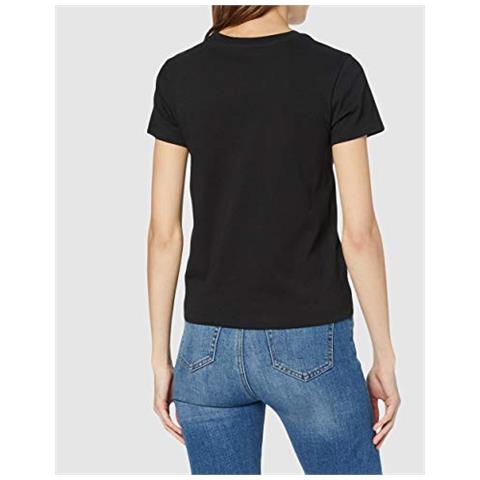 Flying V Crew Tee T-shirt, Nero (nero Blk), 42 (taglia Unica: Medium) Donna - Foto 2