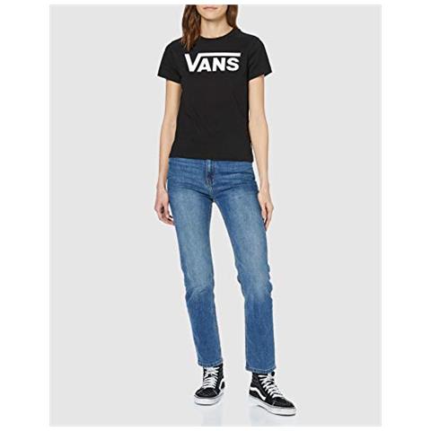Flying V Crew Tee T-shirt, Nero (nero Blk), 42 (taglia Unica: Medium) Donna - Foto 5