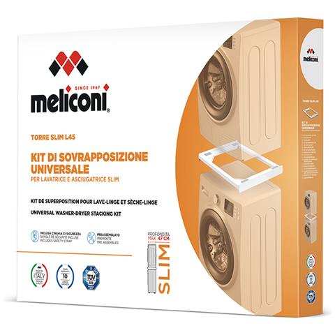 Torre Slim L45 Kit Sovrapposizione Lavatrice e Asciugatrice Colore Bianco - Foto 7