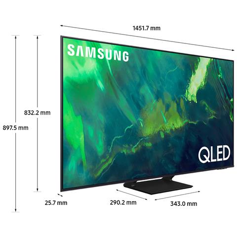 SAMSUNG - TV QLED 4K 65” QE65Q70A Smart TV Wi-Fi Titan Gray 2021 - ePRICE