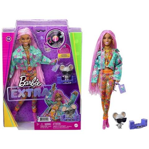 Barbie Extra Doll Pink Braids - Foto 1