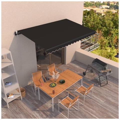 Tenda da Sole Retrattile Automatica 400x350 cm Antracite - Foto 2